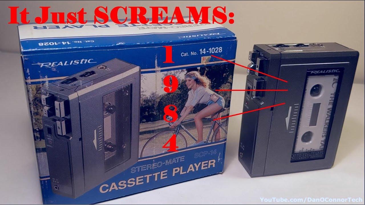 Realistic SCP-14 Cassette Player (1984)