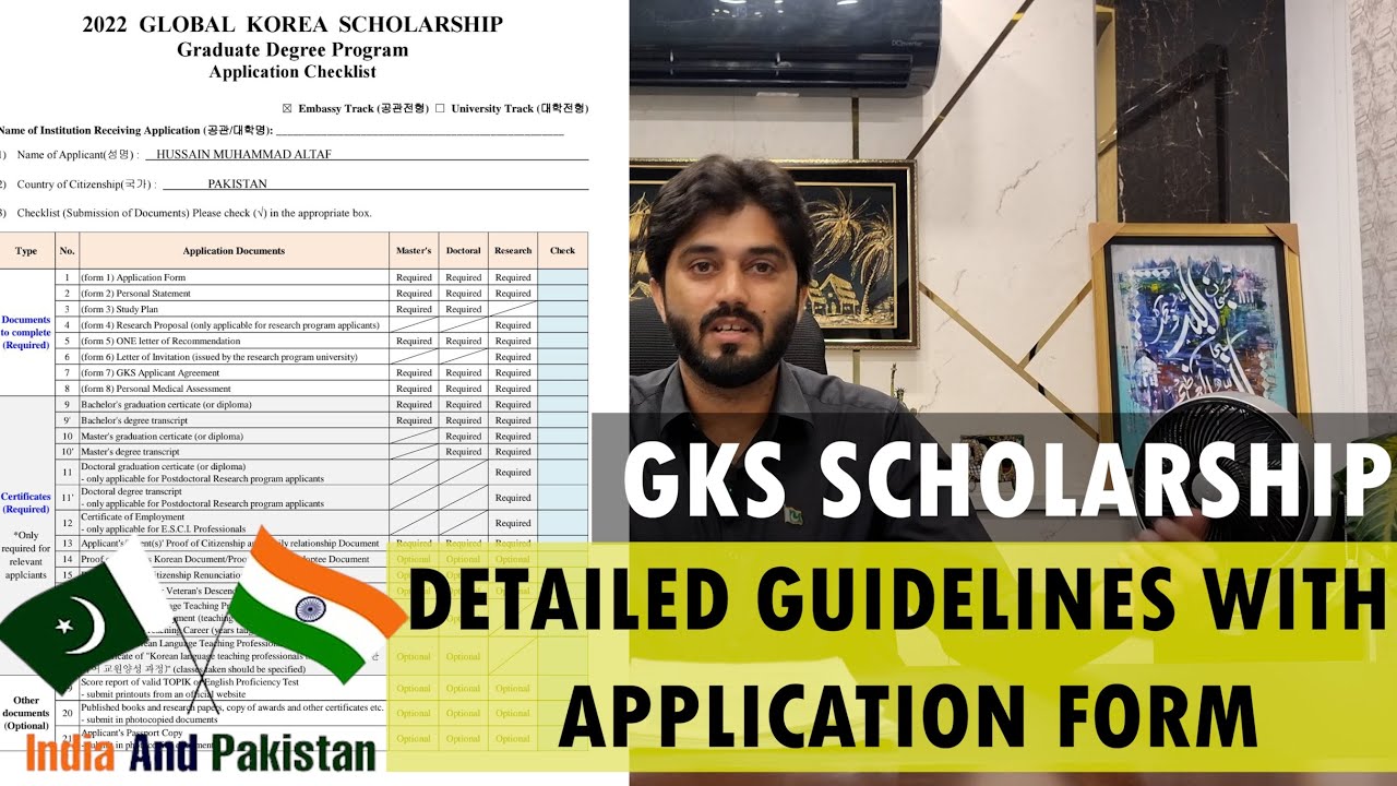 GKS Scholarship 2024 | STUDY IN KOREA FOR FREE | GKS Application Guideline | GKS for INDIA &PAKISTAN