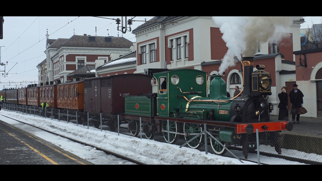 Steam Locomotive No.17 - Caroline 1861 - The Norwegian Railway Museum 🇳🇴 Oldest driveable train - 8K