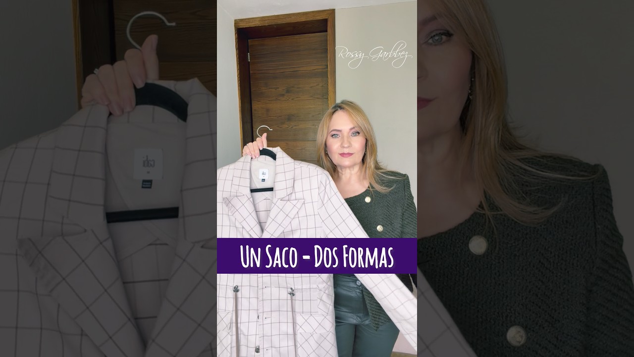 UN SACO = 2 FORMAS #blazer #blazerstyle #rossygarbbez #sacosports #sacos #blazers #blazeroutfit