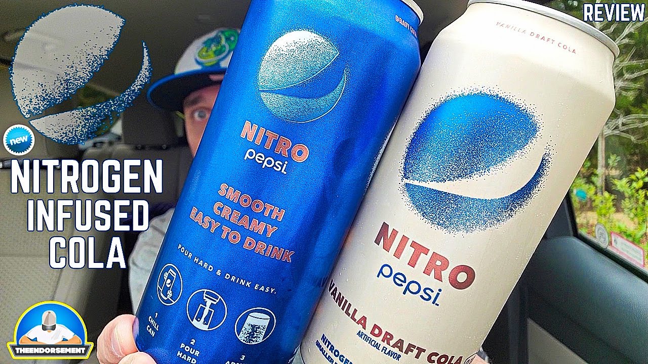 NITRO Pepsi® Review! 🥤😮‍💨 | Nitrogen Infused Cola | theendorsement
