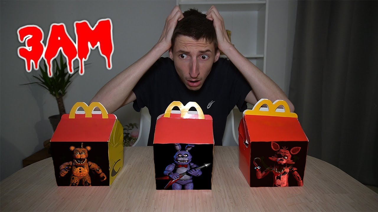 NE JAMAIS COMMANDER UN HAPPY MEAL FNAF AU MCDONALDS à 3H DU MATIN !