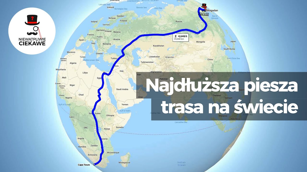 Najdłuższa piesza trasa na świecie - NIKT jej jeszcze nie przeszedł