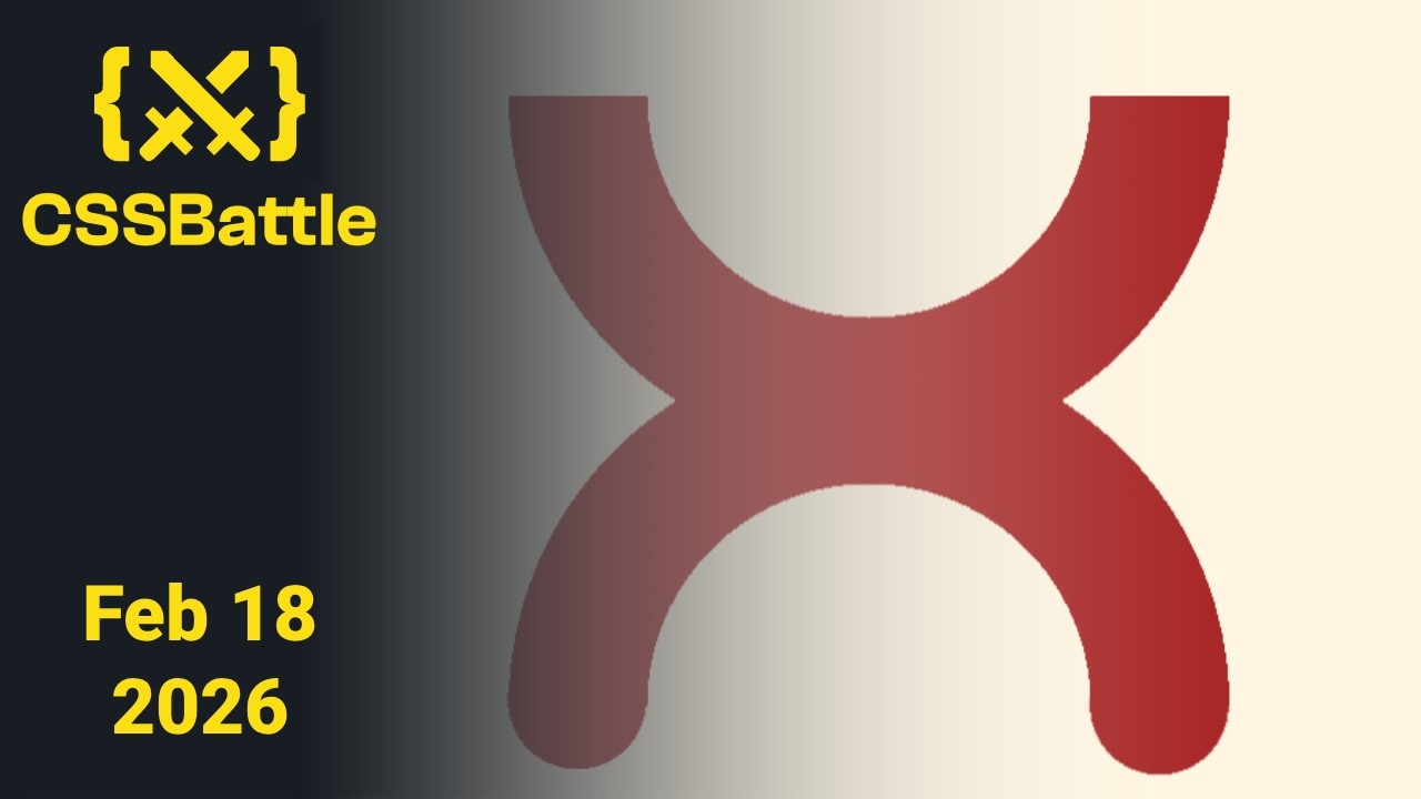 CSSBattle Daily Challenge February 18 2026