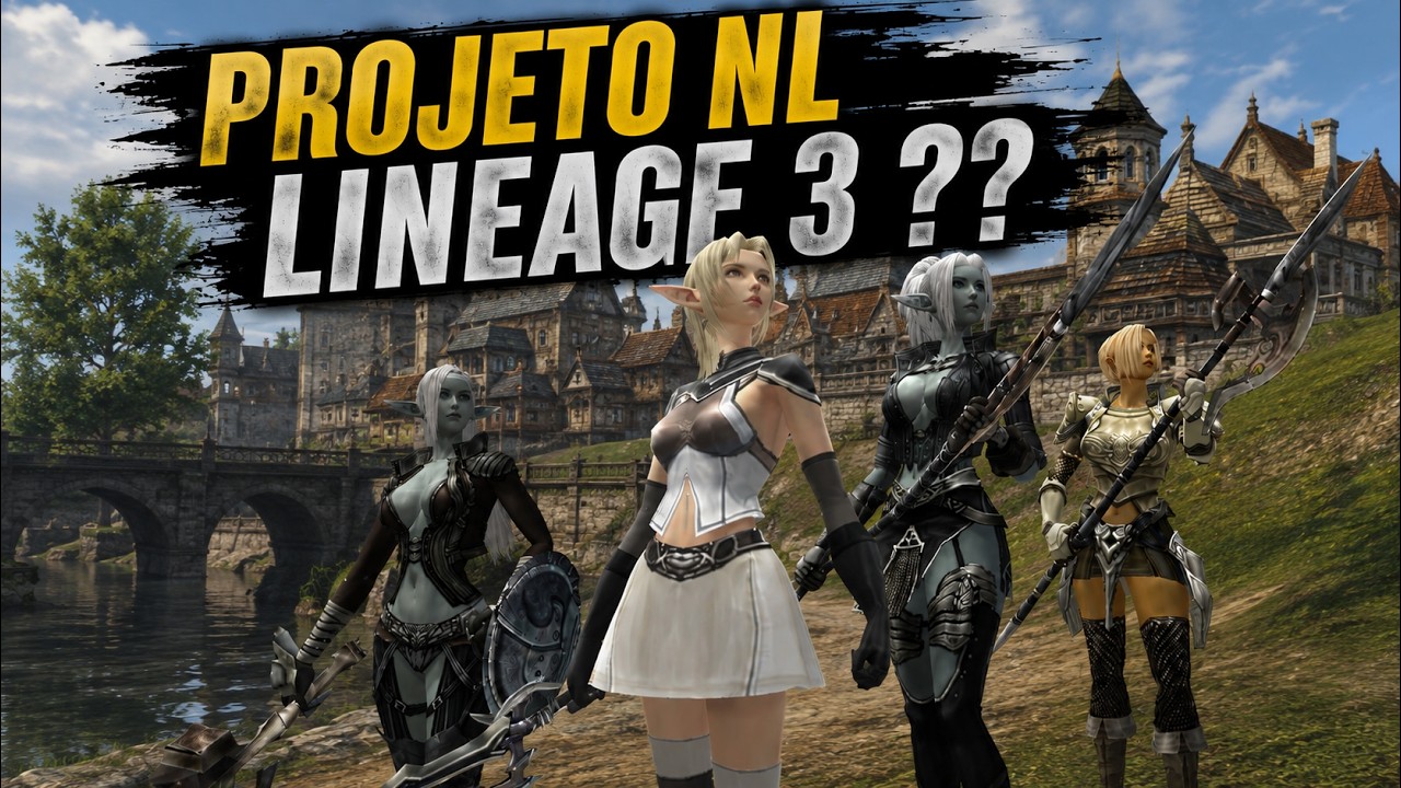 LINEAGE 3? NCSoft CRIA NOVO MMO em UE5 chamado PROJECT NL