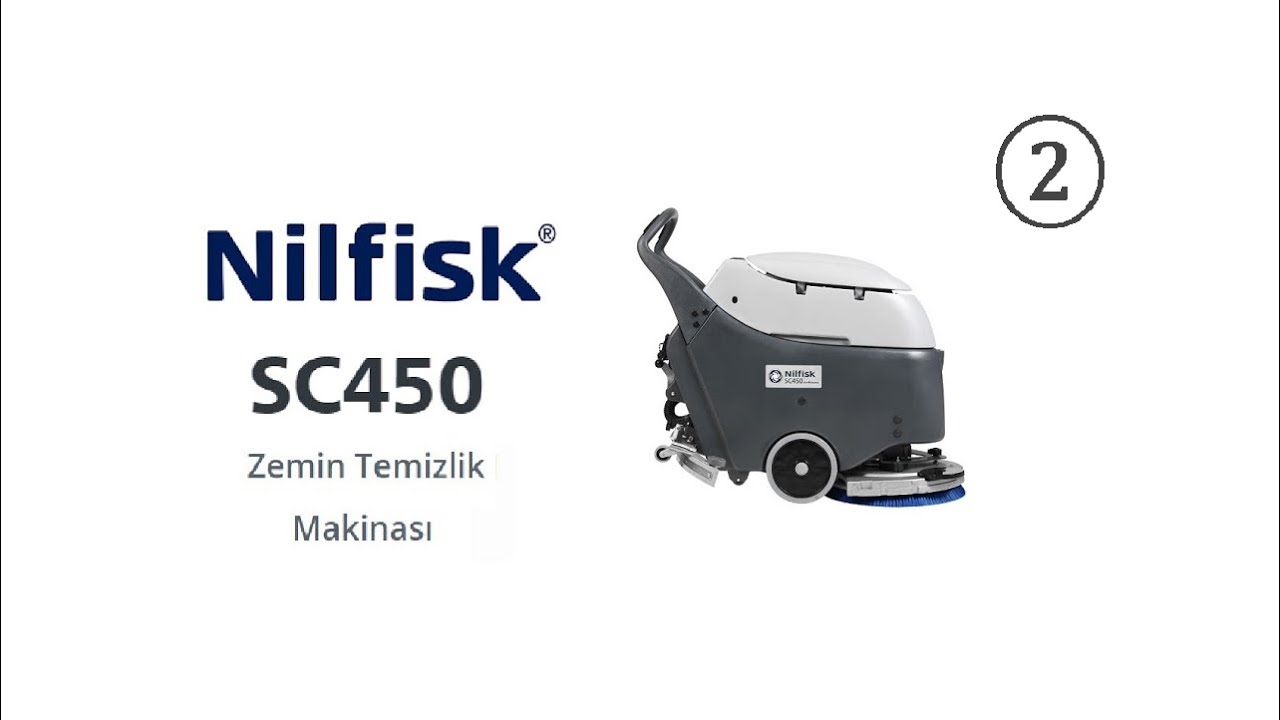 Nilfisk SC 450 Akülü Yer Yıkama Makinası / Temizlik Makinası - Balkaya Makina