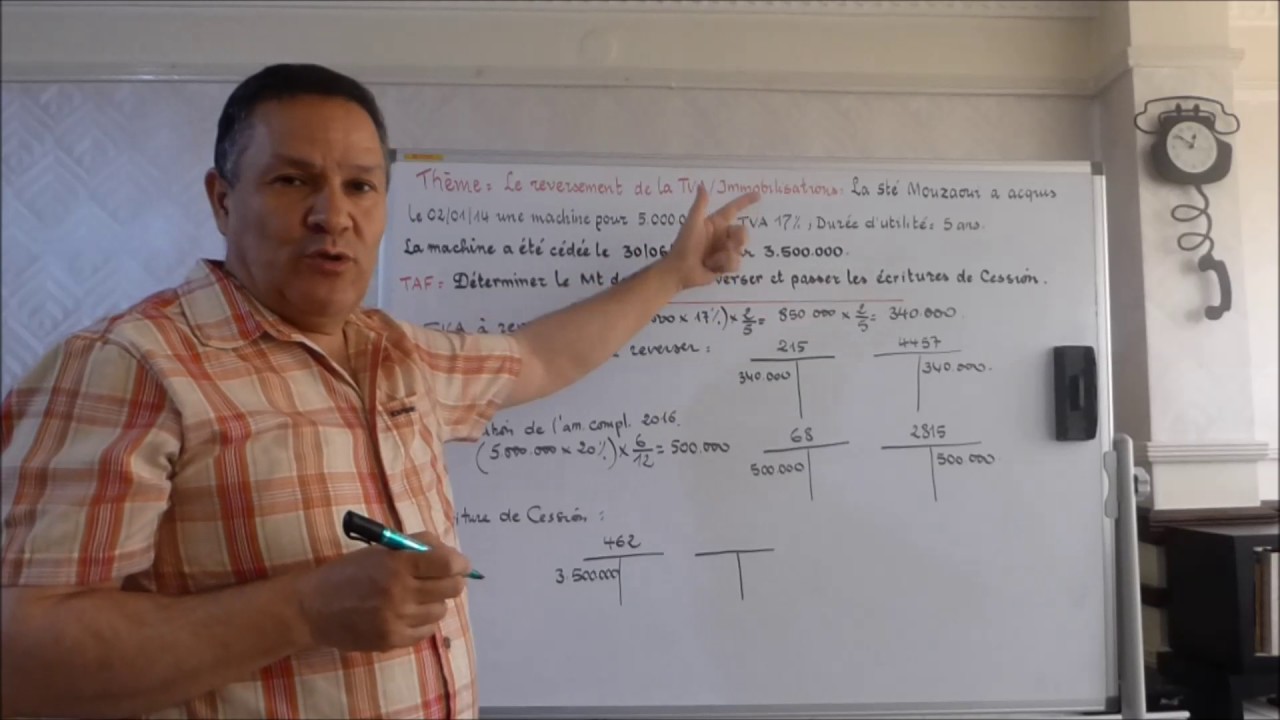 Vidéo [16] : Cession d'immobilisations: Le traitement comptable et fiscal du reversement de la TVA