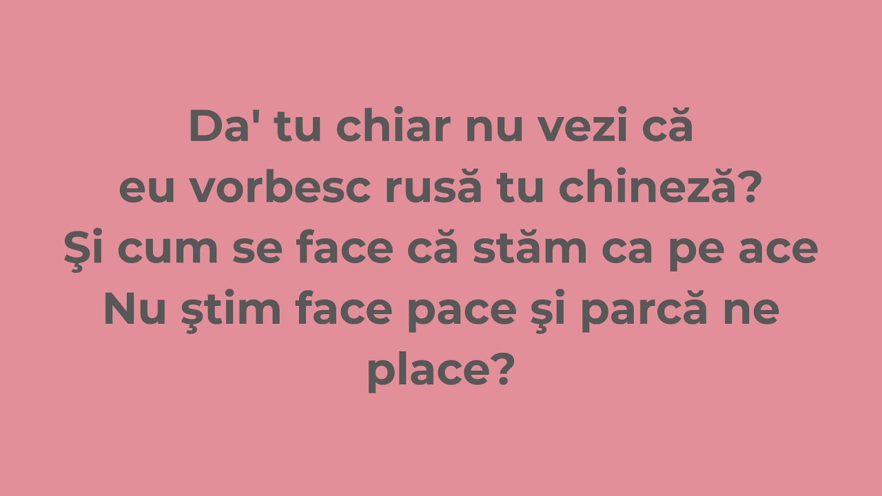 Piesa Mea Preferată   Vescan, Kamelia (versuri)