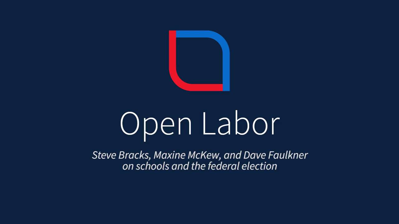 Steve Bracks, Maxine McKew, and Dave Faulkner on schools and the federal election