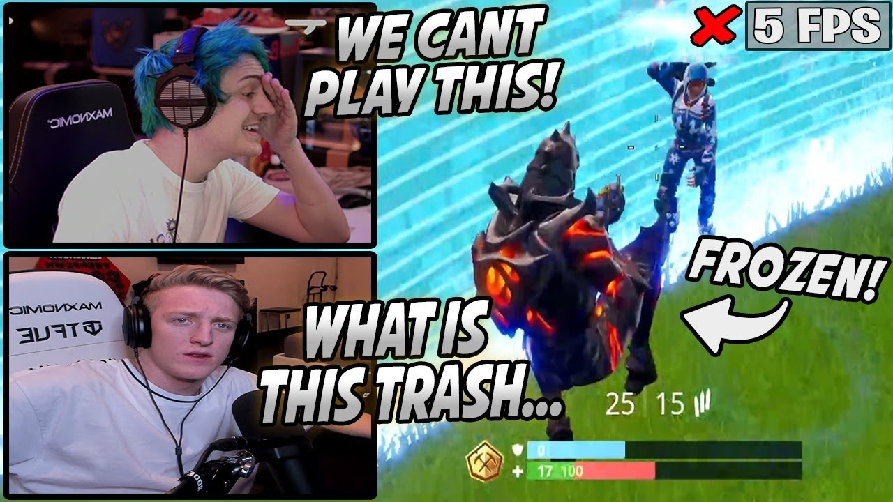 Tfue & Ninja REFUSE To Play Fortnite After SUFFERING From The WORST Bug Ever Added...