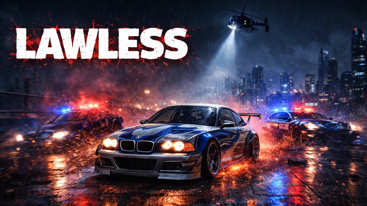 LAWLESS - POLICE CHASE PHONK 🚓 (MOST WANTED / STREET RACING) 🚨 NFS VIBES