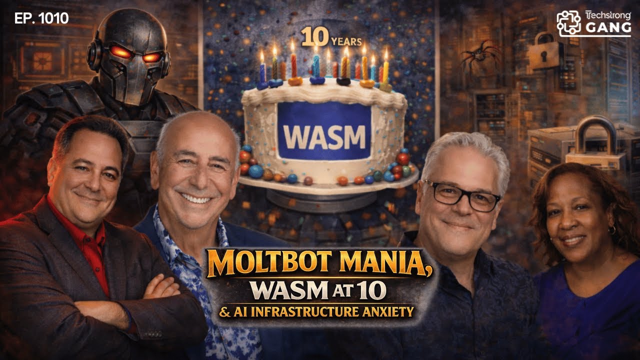 Moltbot Adoption Grows, WebAssembly Turns 10, and AI Infrastructure Strains | TSG Ep. 1010