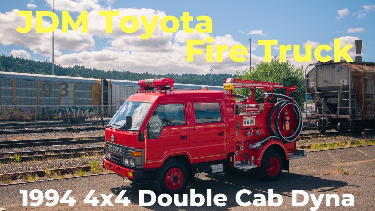 Why this 1994 Toyota 4x4 Dyna Diesel Fire Truck is a true time capsule by OttoEx