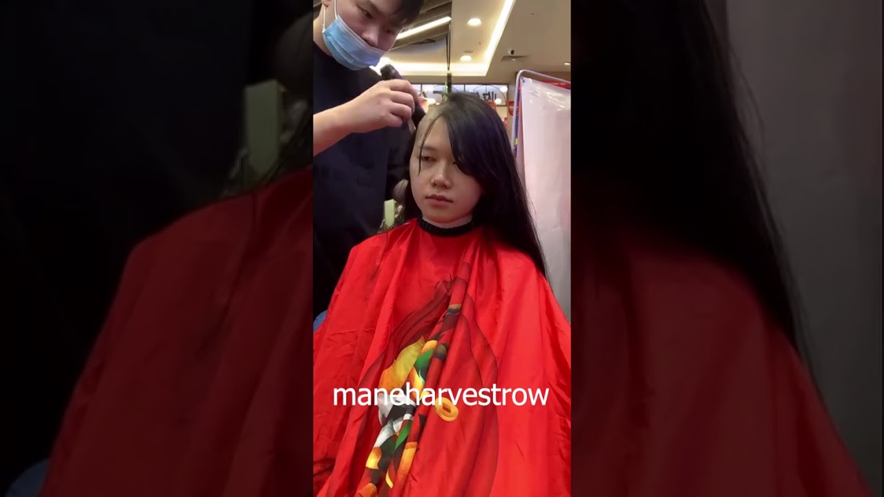 she once wanted to grow her hair to her hips!     #headshave
