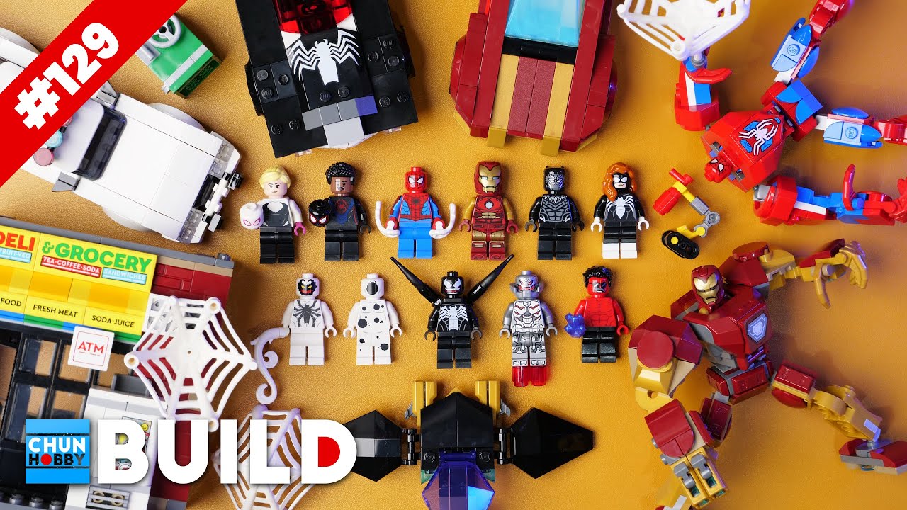 LEGO Speed Build! Iron Man & Spider-Man Mechs & Vehicles Collection! |LEGO Marvel 2025 |Beat Build