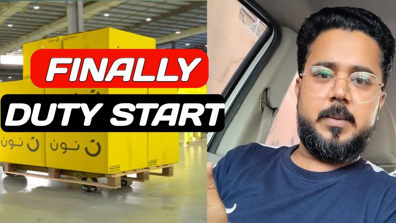 Finally My Duty Start || Delivery Work In Saudi Arabia 🇸🇦