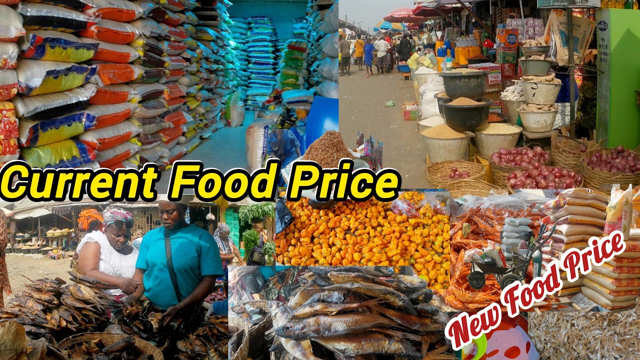 Latest Food Prices in Lagos Nigeria || Rice, Beans, Garri, Fish & Livestock || New Food Prices