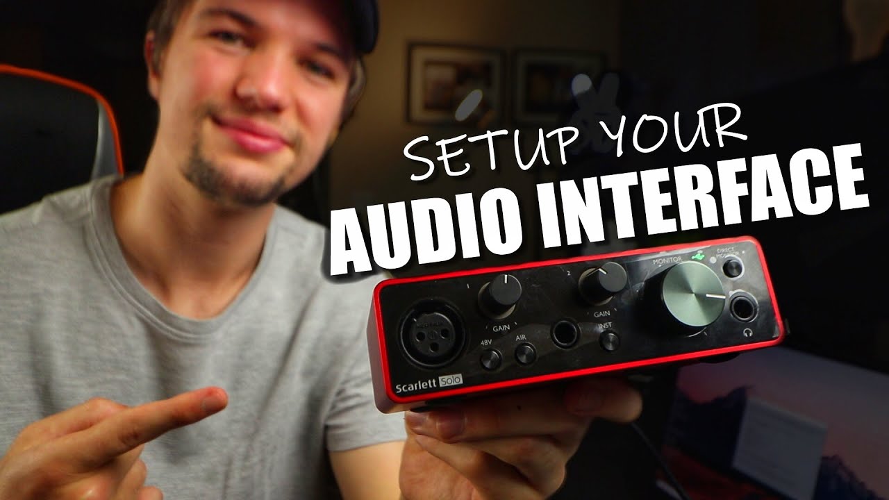 Как настроить аудиоинтерфейс | Настройка Focusrite Scarlett Solo | Настройка аудиоинтерфейса 2021