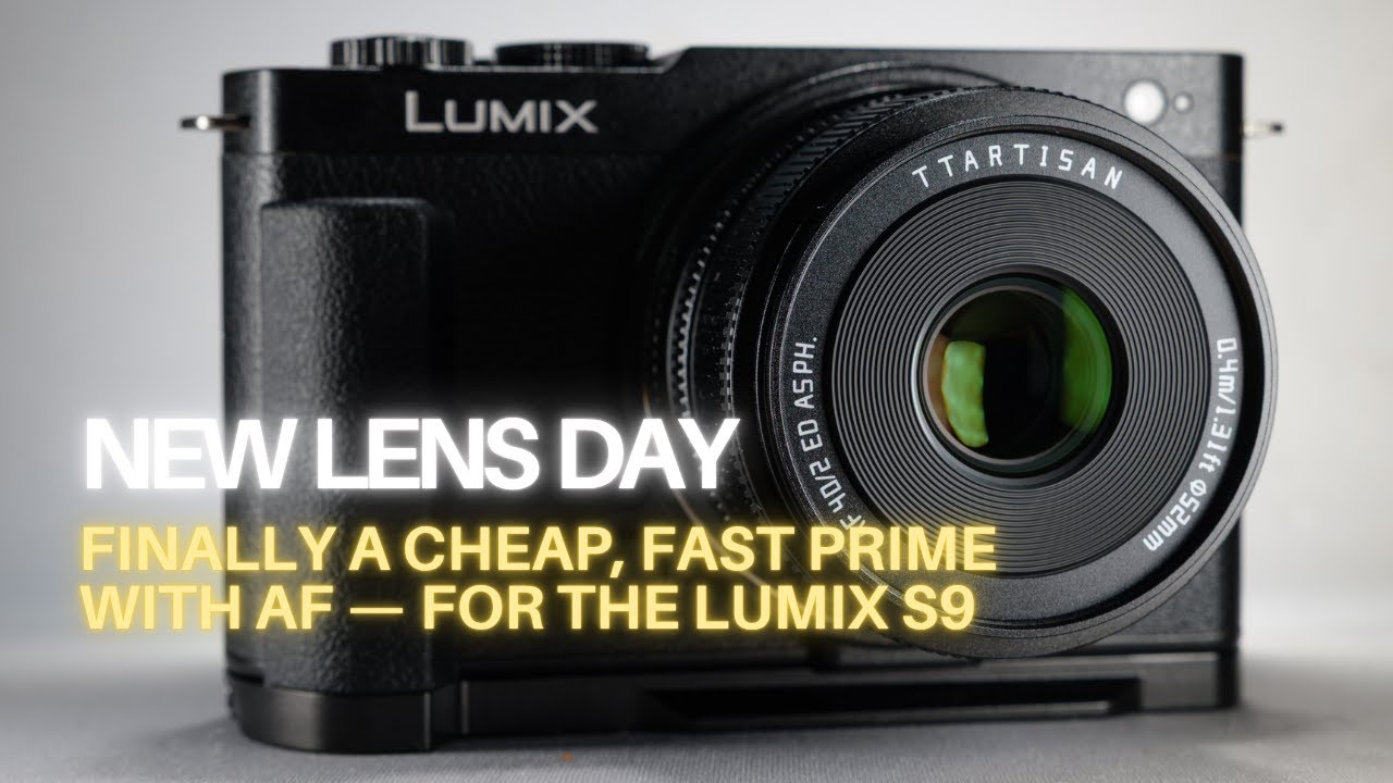 New Lens Day! TTArtisan 40mm F2. Finally, a cheap compact AF lens for the Lumix S9.