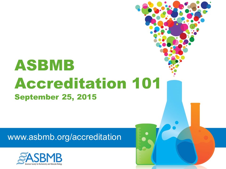 Accreditation Webinar - September 25, 2015.