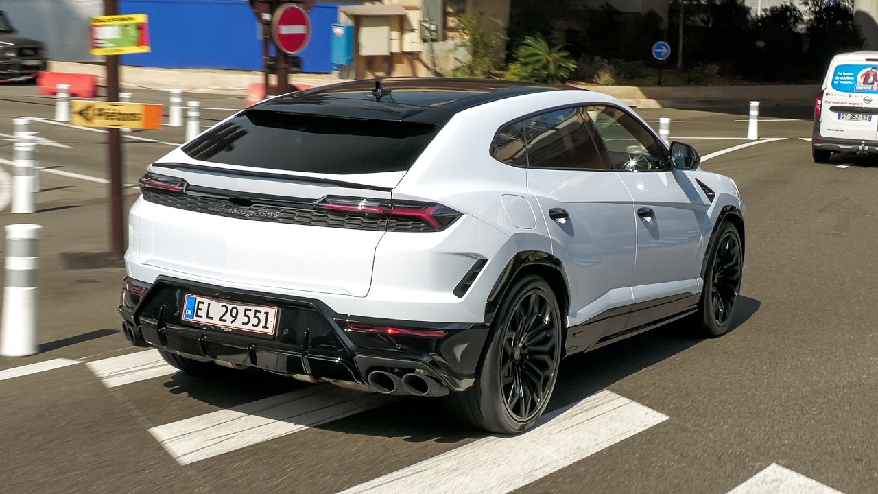 Lamborghini Urus SE - Accelerations & Driving in Monaco !