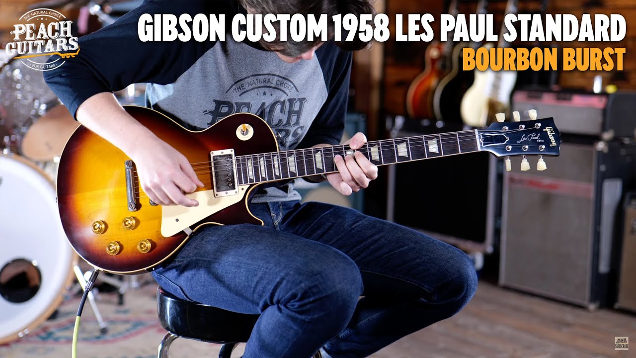 No Talking...Just Tones | Gibson Custom 1958 Les Paul Standard Reissue VOS Bourbon Burst