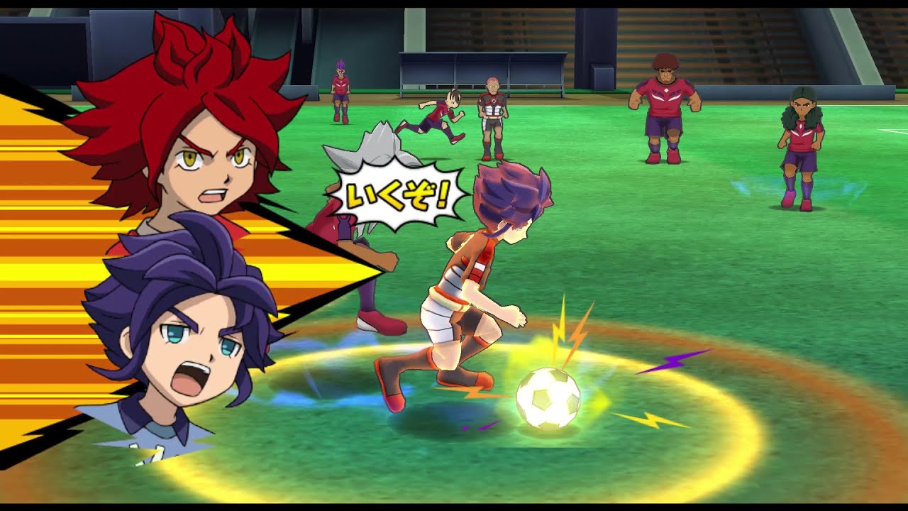 Inazuma Eleven Go Strikers 2013 - Aliea Gakuen vs Ogre Wii 1080p (Dolphin/Gameplay)
