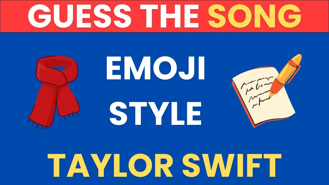 Guess the Taylor Swift Song by Emojis | Taylor Swift Emoji Trivia Challenge