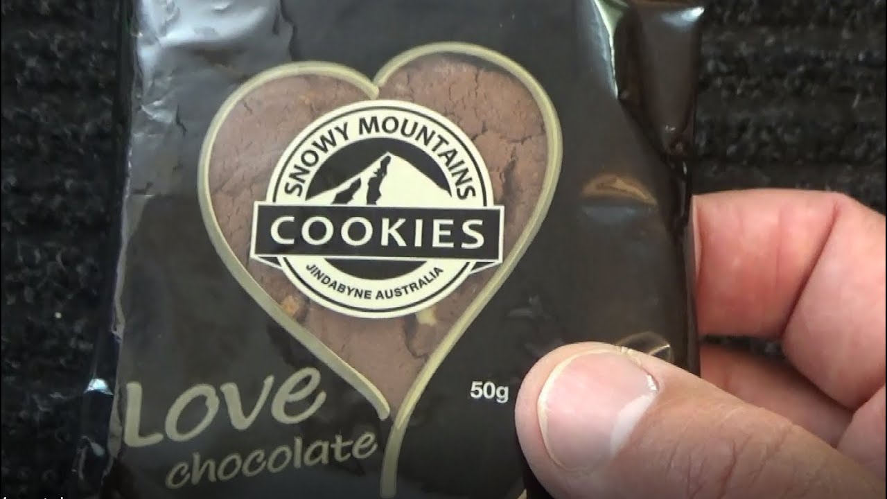 ASMR - Snowy Mountain Cookies - Australian Accent -Discussing in a Quiet Whisper & Crinkles & Eating
