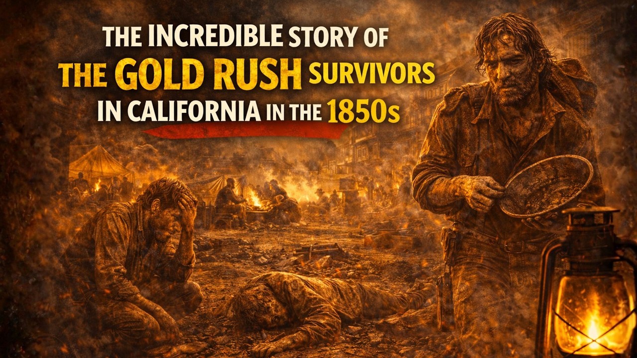 Gold Rush Survival in California during the 1850s