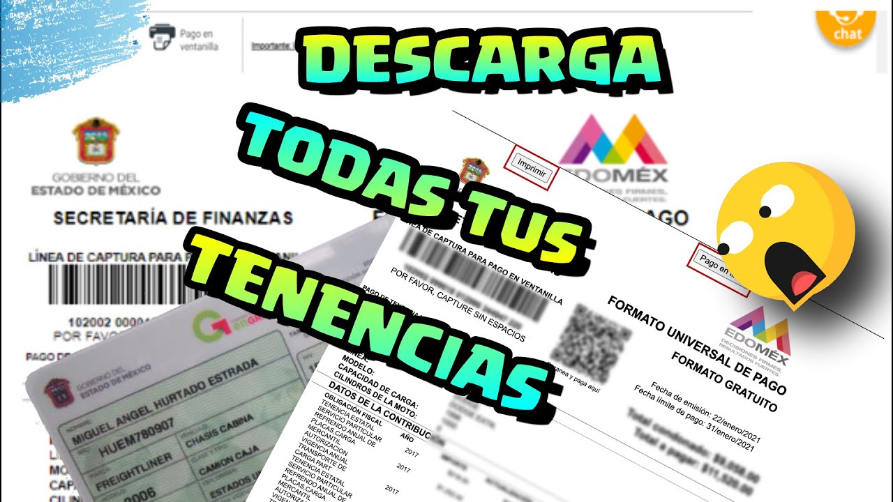 COMO DESCARGAR TUS TENENCIAS PAGADAS