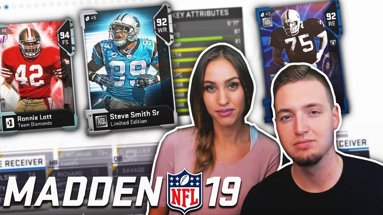 MY SISTER DRAFTS A STACKED TEAM! MADDEN 19 MUT DRAFT