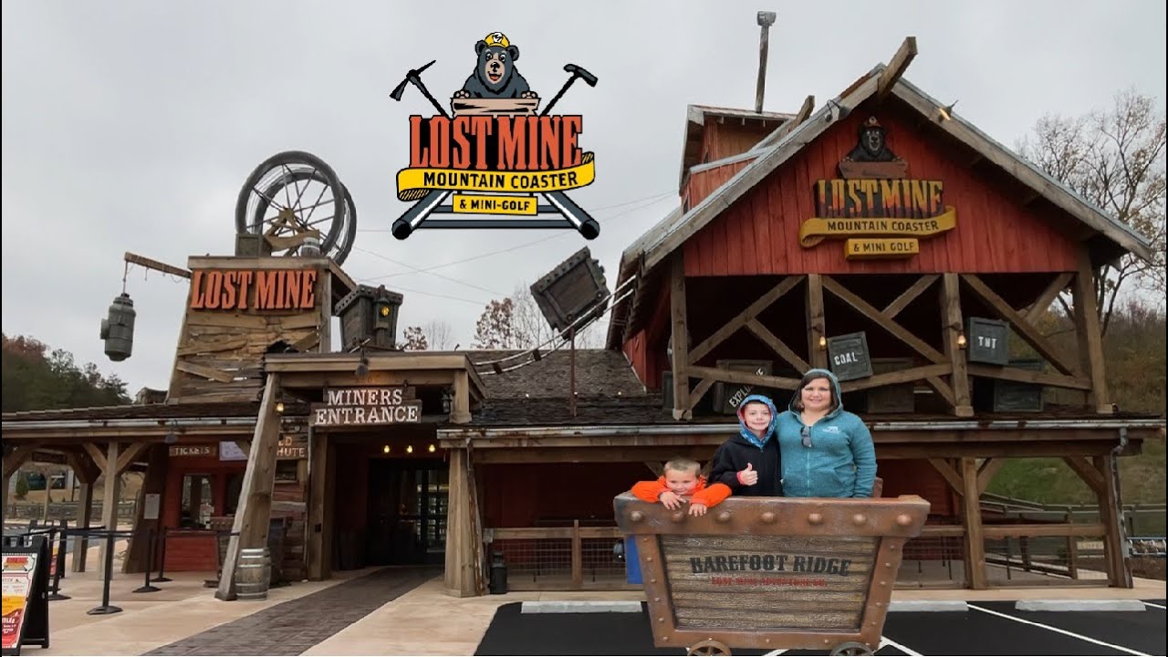 LOST MINE MOUNTAIN COASTER | Pigeon Forge, Tennessee | POV Ride & Review