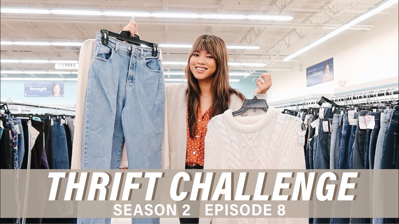 HUGE THRIFT HAUL - One of my favorites! // byChloeWen Thrift Challenge S2 Episode 8 - Thrift with me