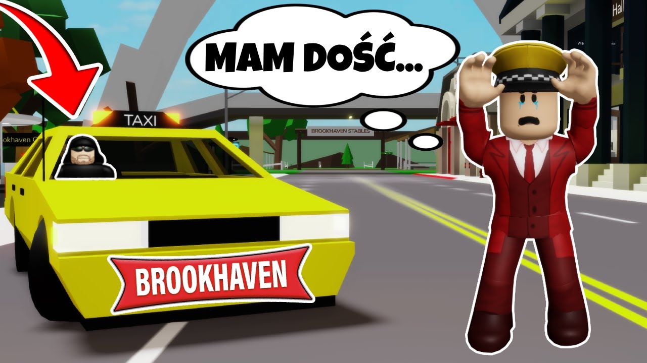 ZOSTAŁEM TAKSÓWKARZEM NA BROOKHAVEN!