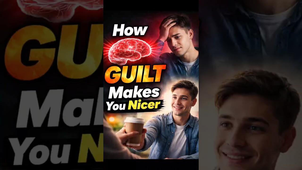 Ever wondered why guilt makes you nicer? 👀 