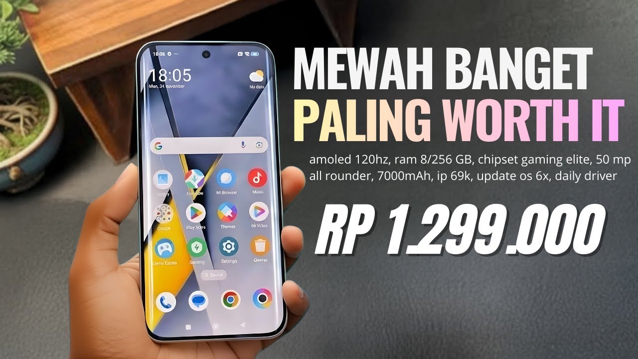 MURAH WORTH IT BANGET‼️RAM 8/256 GB, 7000MAH - HP 1 JUTAAN TERBAIK SPEK TINGGI DI JANUARI 2026