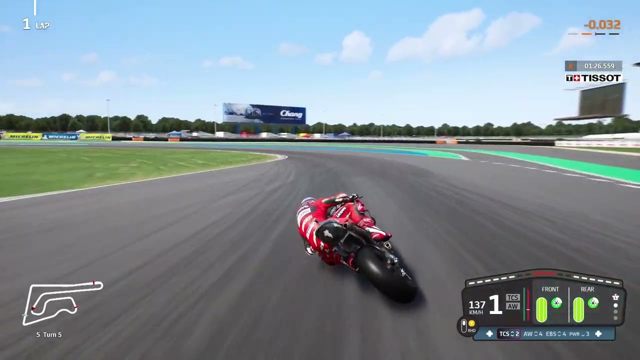 Chang Hot Lap + Ducati Setup (1:25.853) - MotoGP 22 PC