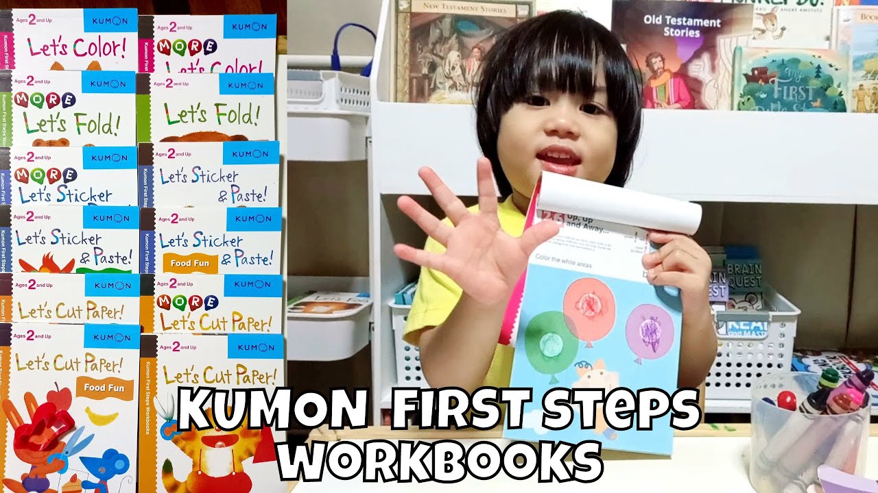 Kumon First Steps Workbooks Flip Through 🖍✂️