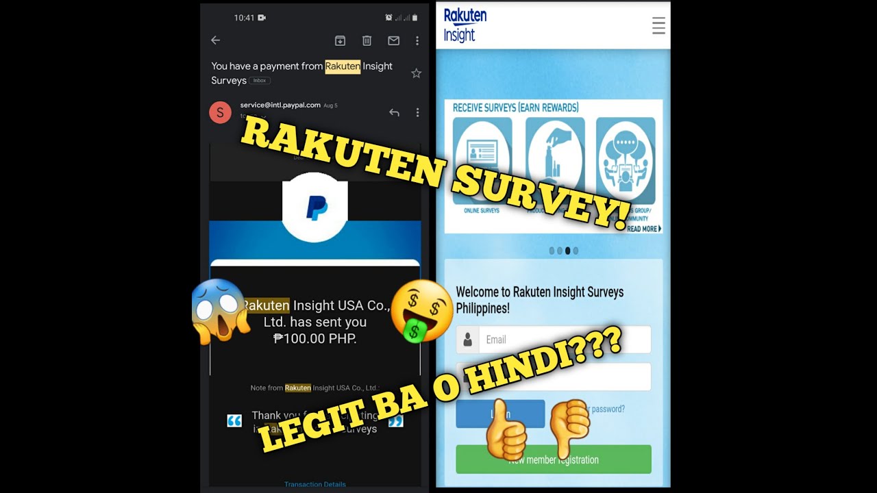 Rakuten Insight Survey | Legit Nga Ba O Scam Lang?!