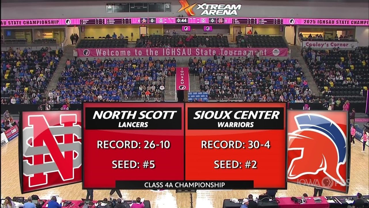 Class 4A — North Scott Lancers vs. Sioux Center Warriors