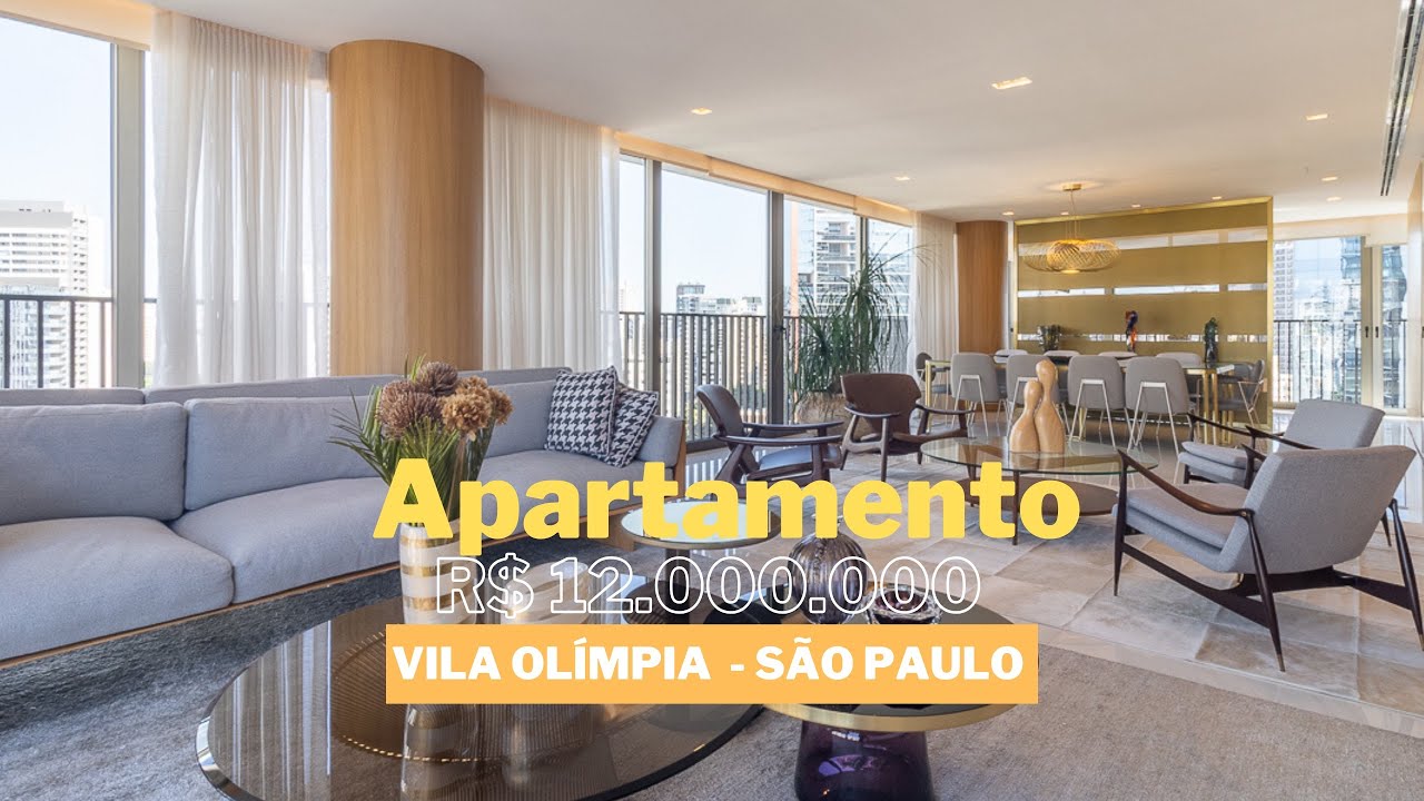APARTAMENTO A VENDA | VILA OLÍMPIA | FARIA LIMA | R$ 12 MILHÕES | SÃO PAULO  | 231 m2 | 2 SUÍTES