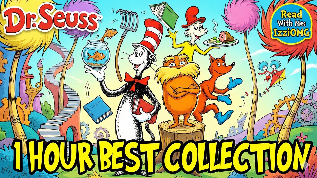 1 Hour of Dr. Seuss Animated Read Alouds! | 5 Classic Stories for Kids