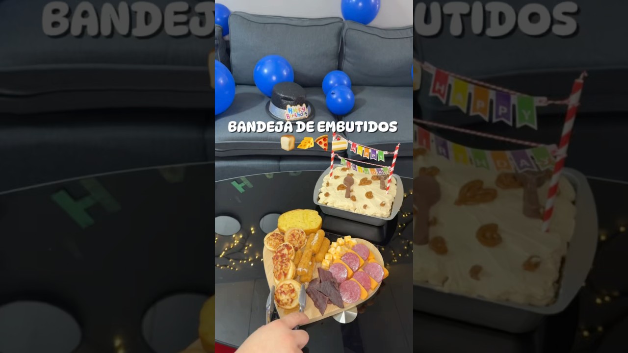 Bandeja de embutidos 🍕🧀🍰🍞 #receta #bandejas