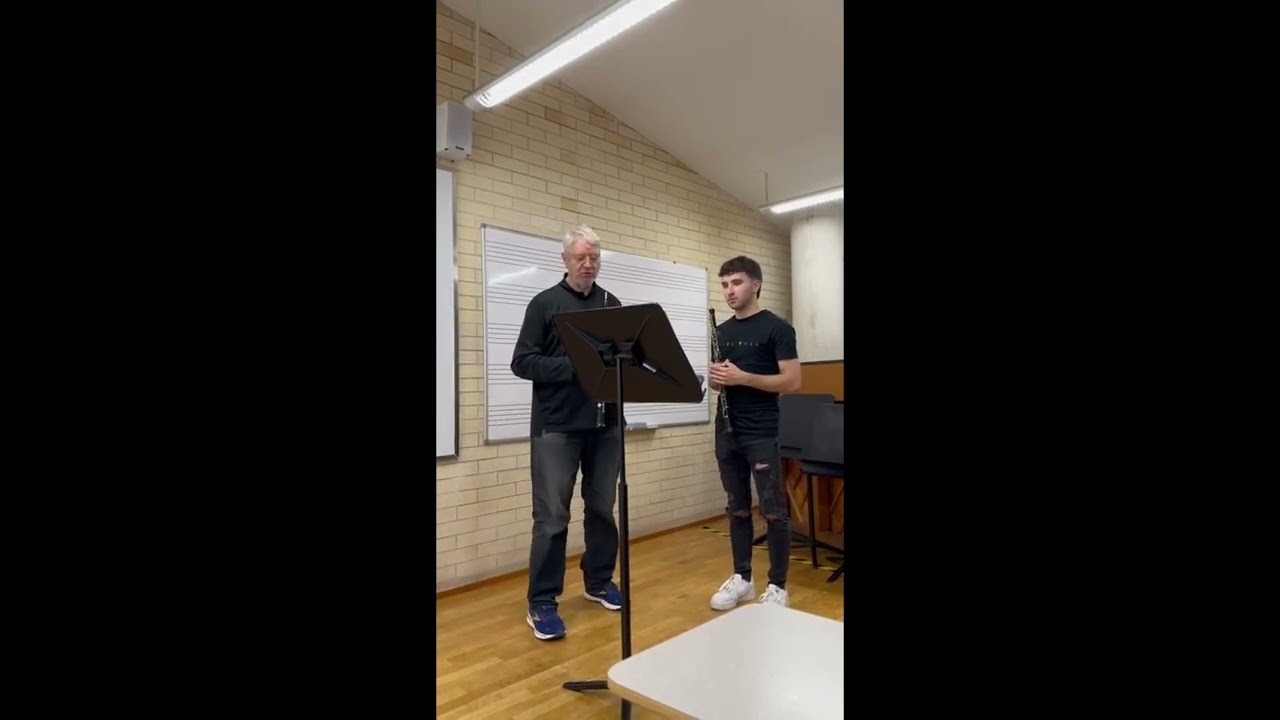 Strauss Oboe Concerto - Clase con Thomas Indermühle