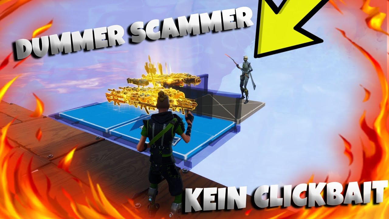 😱Dummer Scammer wurde MIES gescammt!Ganzes INVENTAR | Fortnite Rette die Welt | Apokalypse