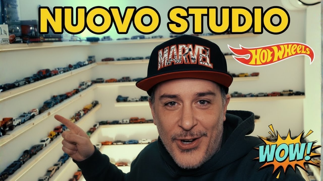 Eccomi qui dopo 1 anno. Ho creato il mio nuovo studio delle Hotwheels qui in Germania