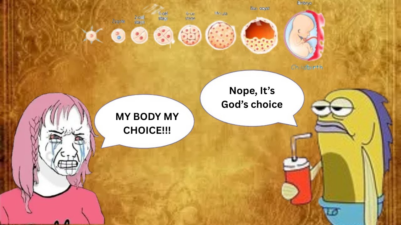 Abortion is wrong because the Bible tells me so