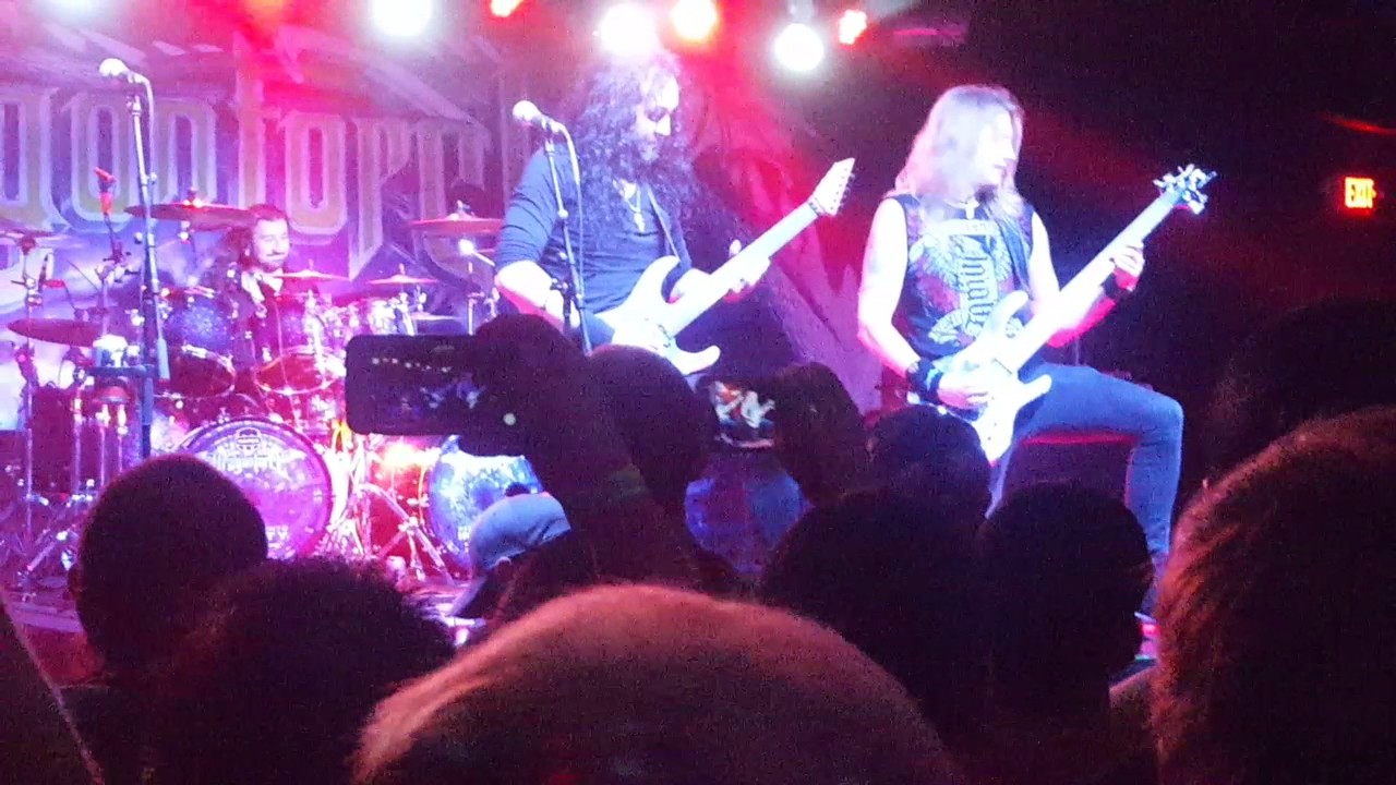 DragonForce - Mario Theme w/ Fr&eacute;d&eacute;ric Leclercq on guitar, Marc Hudson on Bass @ Masquerade ATL GA