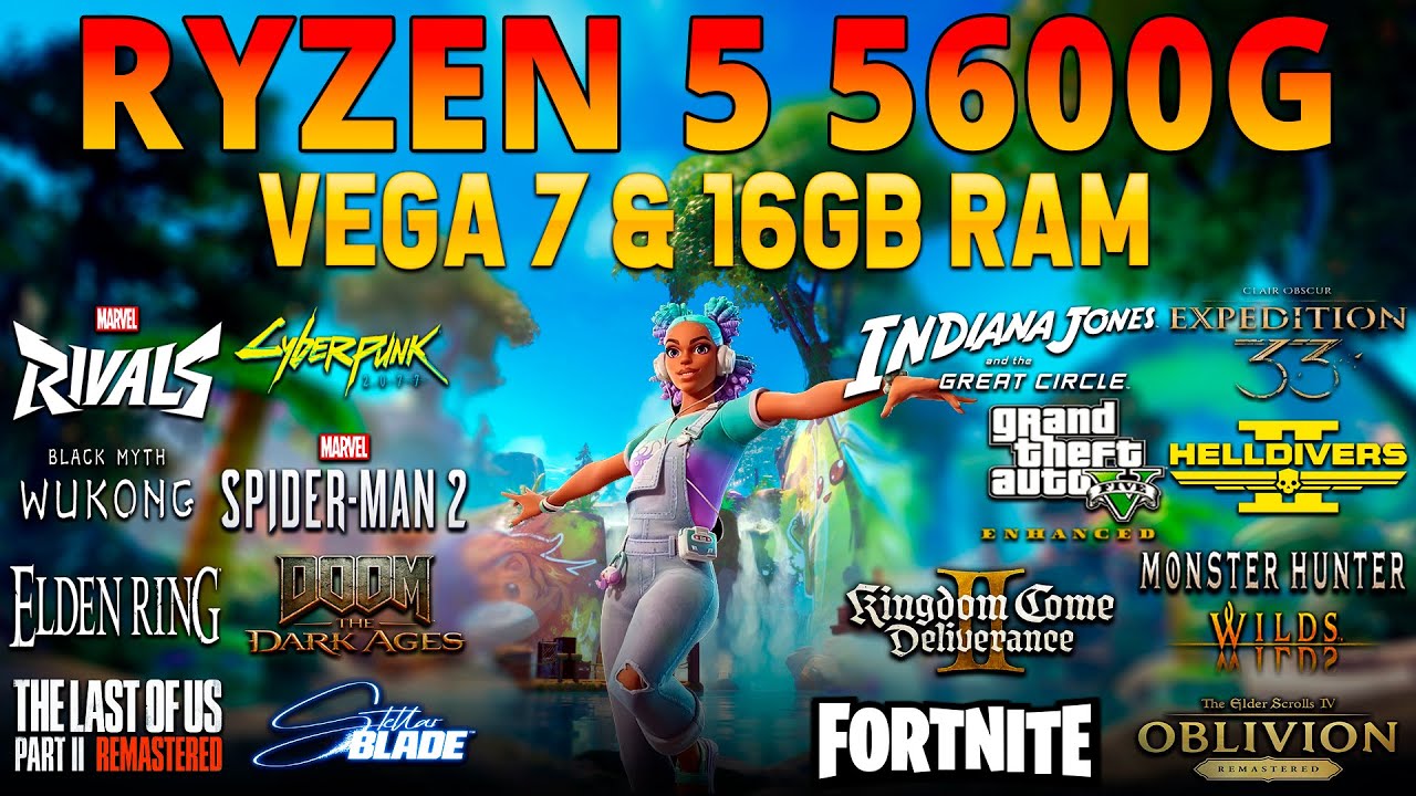 Ryzen 5 5600G + Vega 7 | Still Worth It in 2025? 20 Game Test
